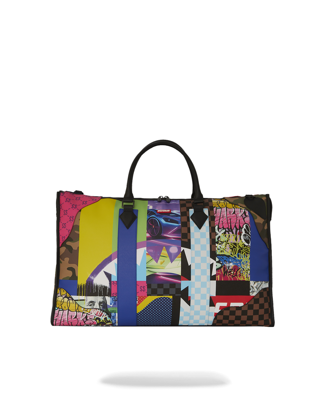 SPRAYGROUND® DUFFLE SHARK MASTERPIECES PYRAMID LARGE DUFFLE