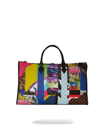 SPRAYGROUND® DUFFLE SHARK MASTERPIECES PYRAMID LARGE DUFFLE