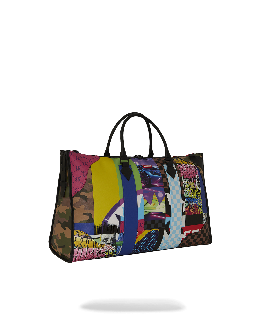 SPRAYGROUND® DUFFLE SHARK MASTERPIECES PYRAMID LARGE DUFFLE