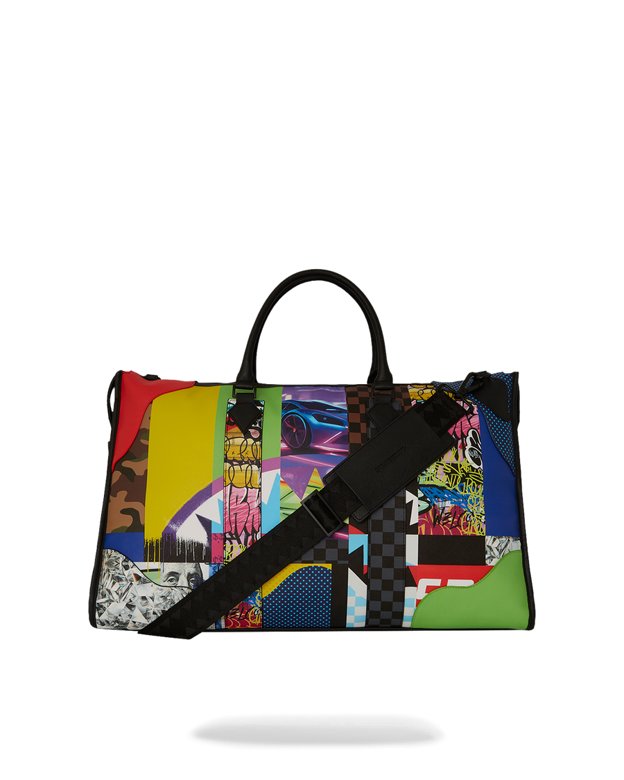 SPRAYGROUND® DUFFLE SHARK MASTERPIECES PYRAMID LARGE DUFFLE