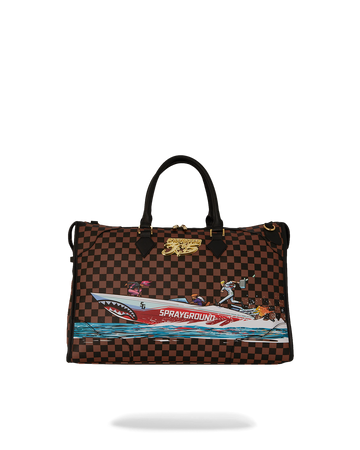 SPRAYGROUND® DUFFLE THE 305 SPEEDBOAT GETAWAY PYRAMID DUFFLE