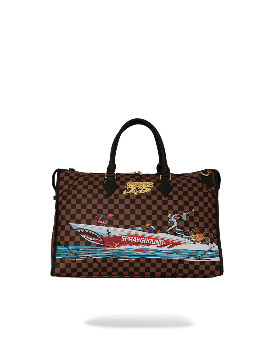 SPRAYGROUND® DUFFLE THE 305 SPEEDBOAT GETAWAY PYRAMID DUFFLE