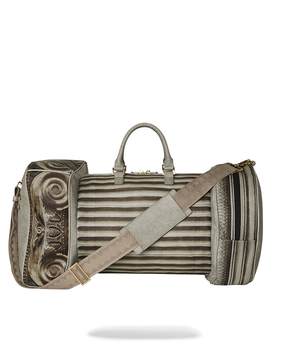 SPRAYGROUND® DUFFLE THE MET GREEK TEMPLE OF SARDIS COLUMN DUFFLE