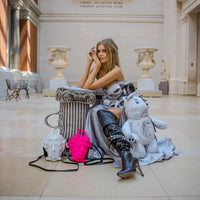 SPRAYGROUND® DUFFLE THE MET GREEK TEMPLE OF SARDIS COLUMN DUFFLE