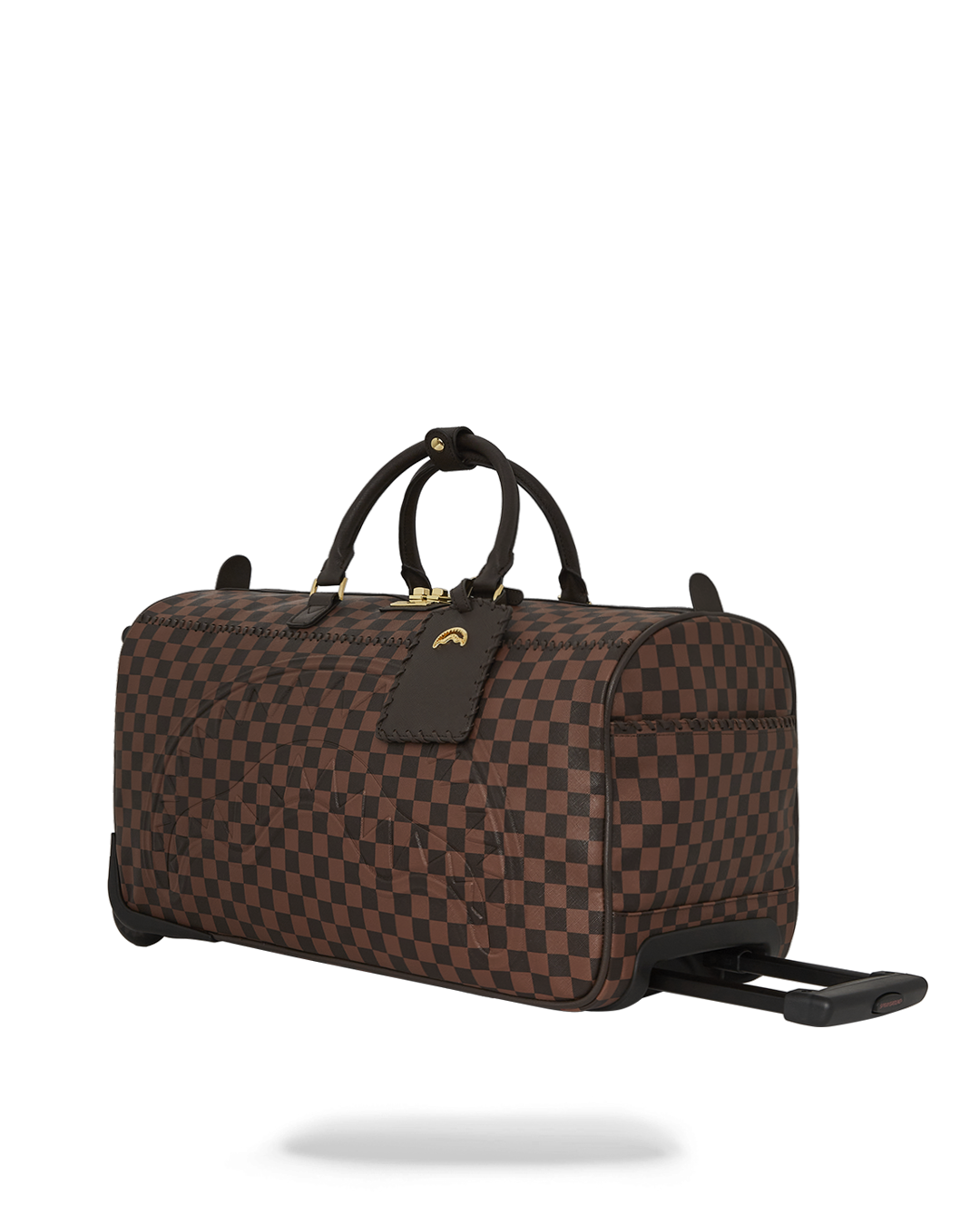 SPRAYGROUND® DUFFLE CORE EMBOSSED CHECK WHEELY DUFFLE