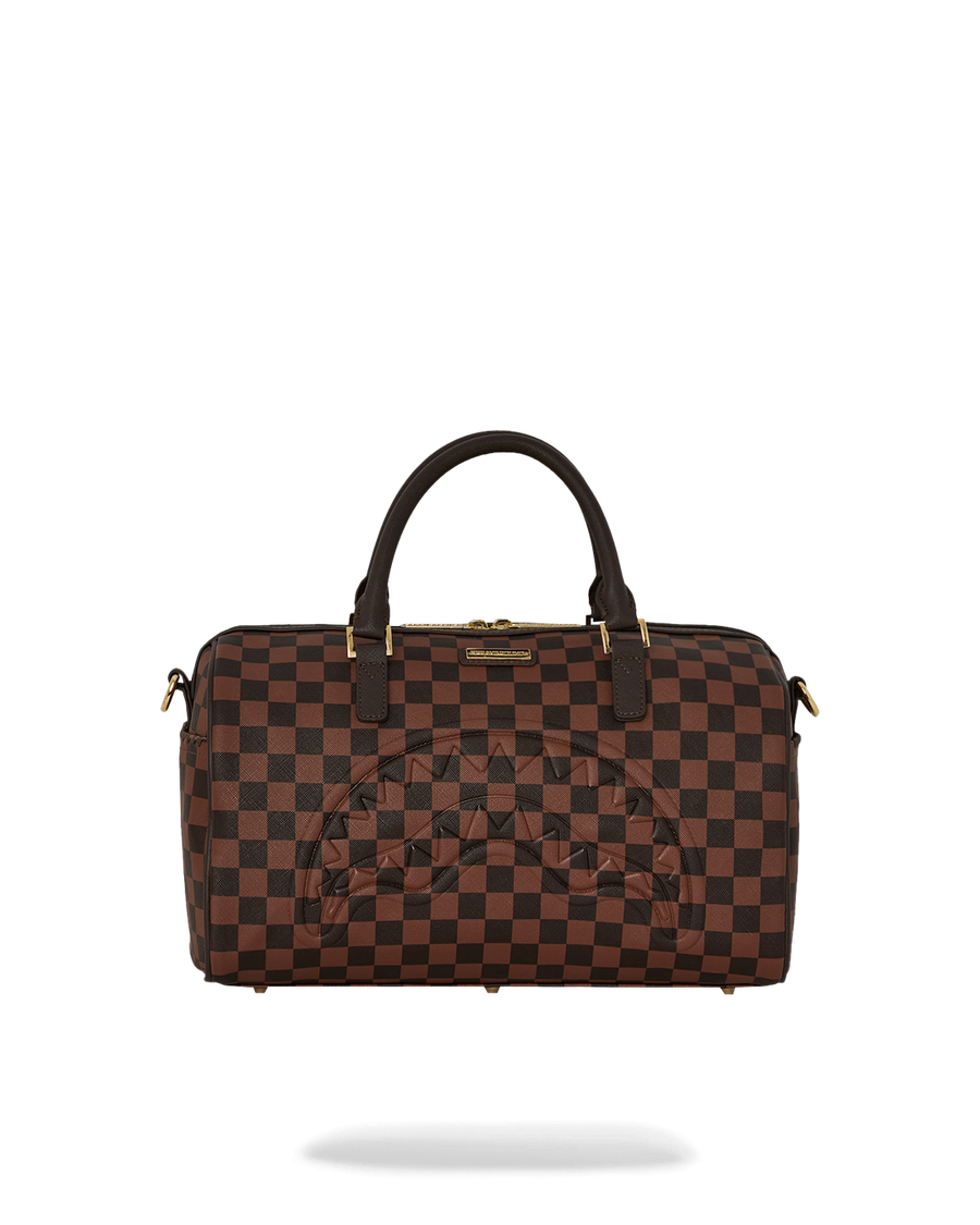 SPRAYGROUND® DUFFLE CORE EMBOSSED CHECK MINI DUFFLE