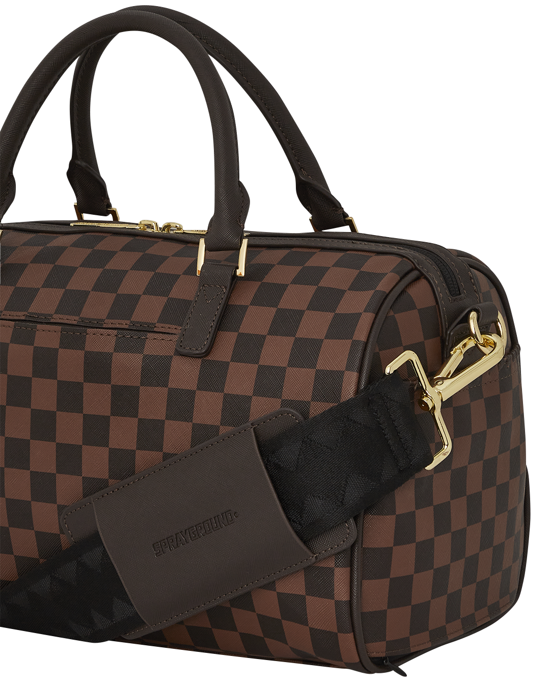 SPRAYGROUND® DUFFLE CORE EMBOSSED CHECK MINI DUFFLE