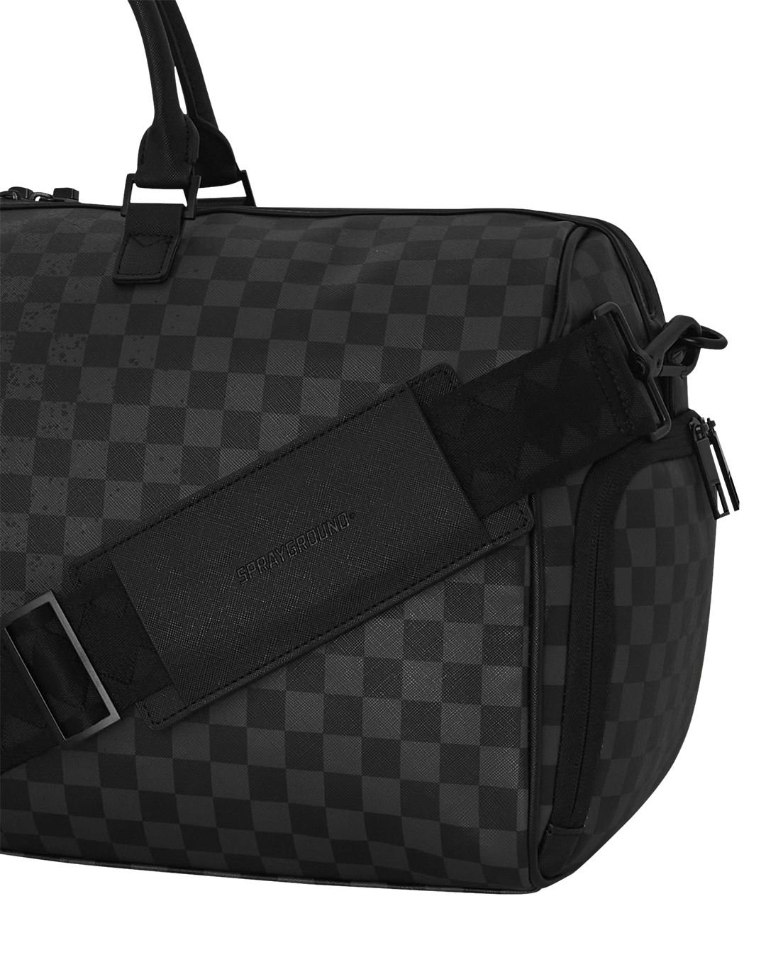 SPRAYGROUND® DUFFLE SPRITZ GREY CHECK DUFFLE