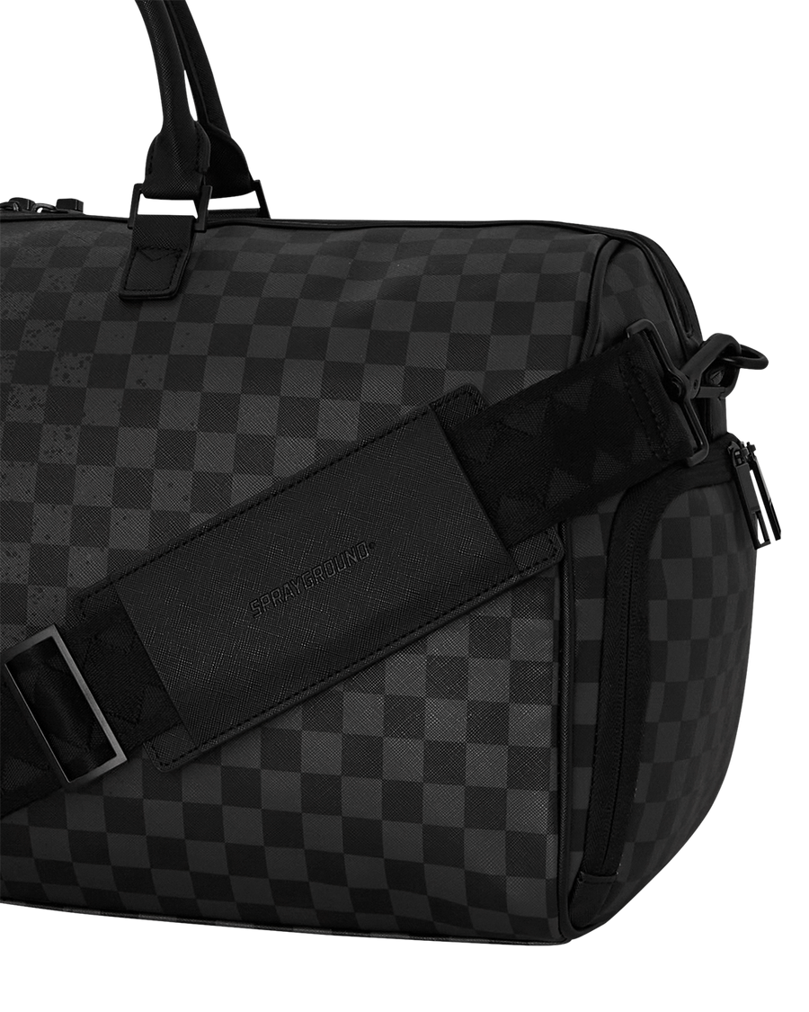 SPRAYGROUND® DUFFLE SPRITZ GREY CHECK DUFFLE