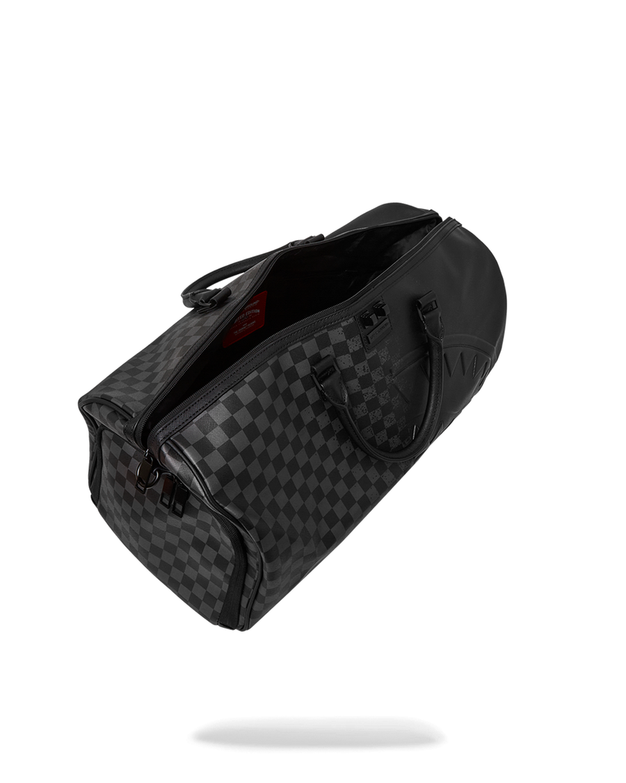 SPRAYGROUND® DUFFLE SPRITZ GREY CHECK DUFFLE