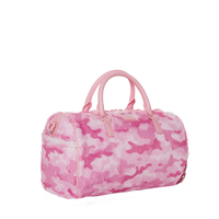 SPRAYGROUND® DUFFLE PINK CAMO FAUX MINI FUR DUFFLE