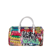 SPRAYGROUND® DUFFLE GRAFFITI FAUX FUR MINI DUFFLE