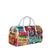 SPRAYGROUND® DUFFLE GRAFFITI FAUX FUR MINI DUFFLE