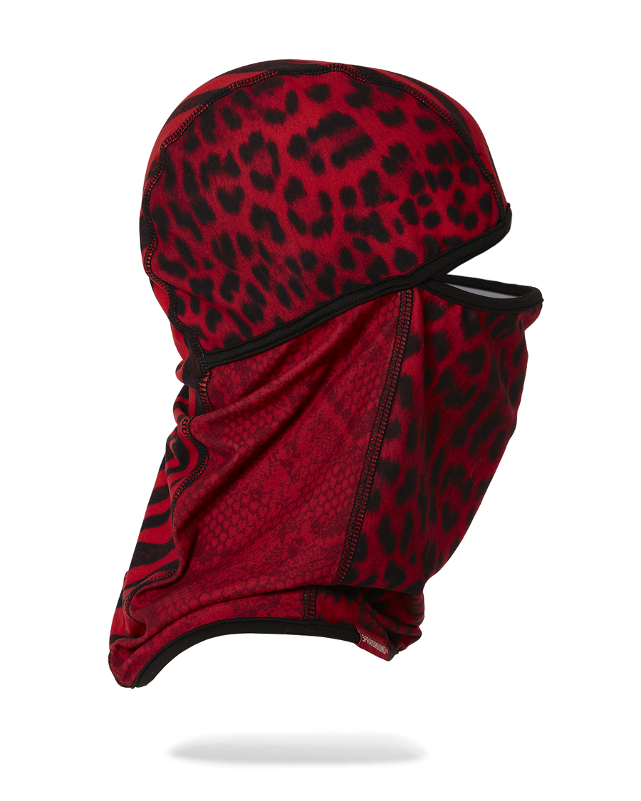 SPRAYGROUND® SKI MASK ANIMAL PRINT PARTY SKI MASK