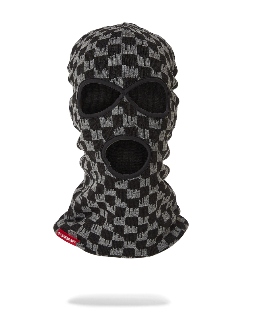 SPRAYGROUND® SKI MASK CHECKERED DRIP SKI MASK