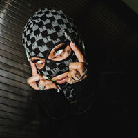 SPRAYGROUND® SKI MASK CHECKERED DRIP SKI MASK