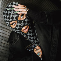 SPRAYGROUND® SKI MASK CHECKERED DRIP SKI MASK