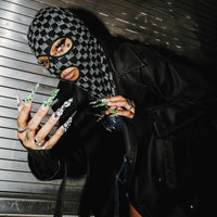 SPRAYGROUND® SKI MASK CHECKERED DRIP SKI MASK