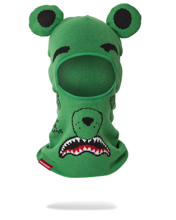 SPRAYGROUND® SKI MASK GREEN MONEY BEAR SKI MASK