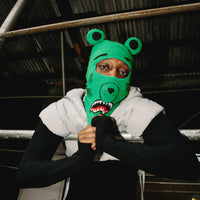 SPRAYGROUND® SKI MASK GREEN MONEY BEAR SKI MASK