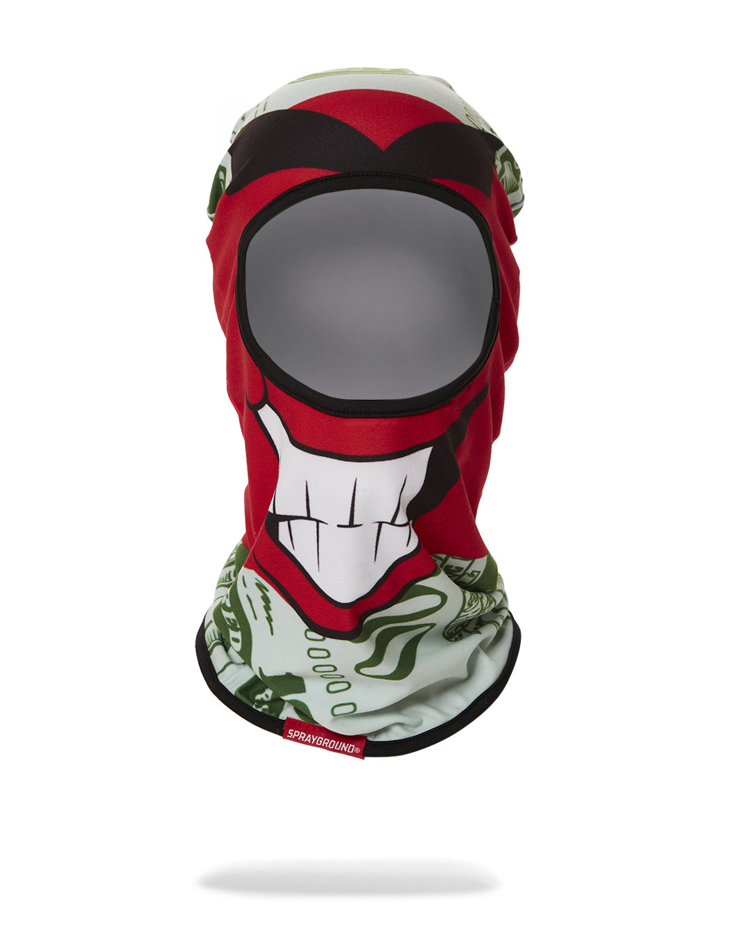 SPRAYGROUND® SKI MASK BIG MONEY BOY FACE RED SKI MASK