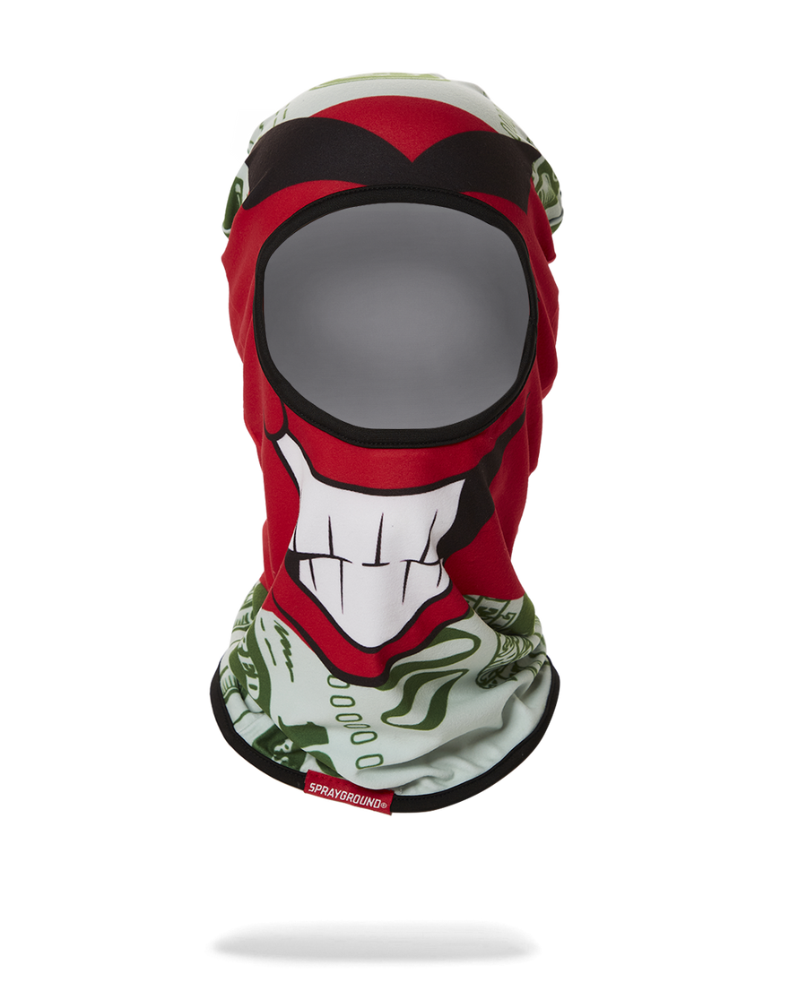 SPRAYGROUND® SKI MASK BIG MONEY BOY FACE RED SKI MASK