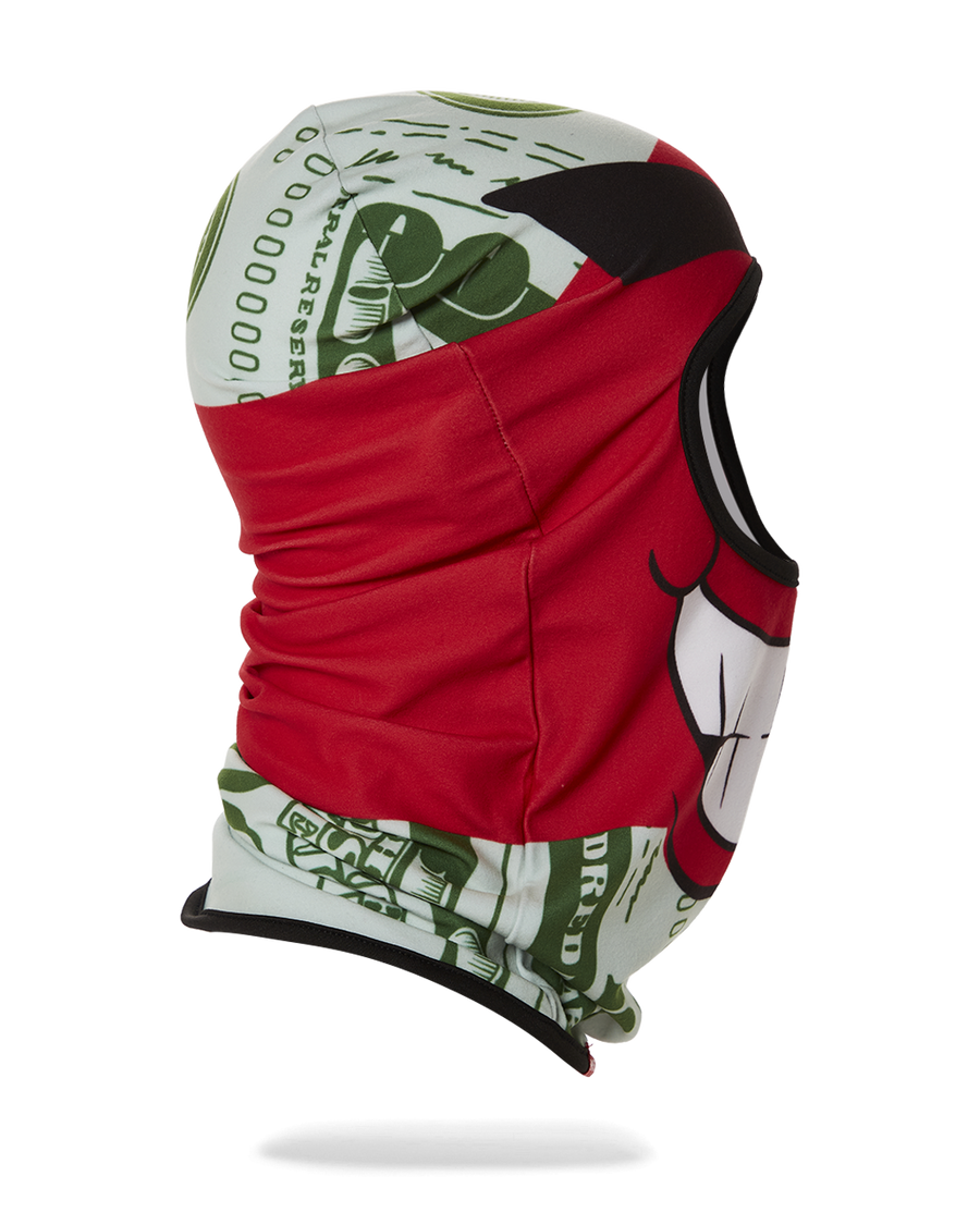 SPRAYGROUND® SKI MASK BIG MONEY BOY FACE RED SKI MASK