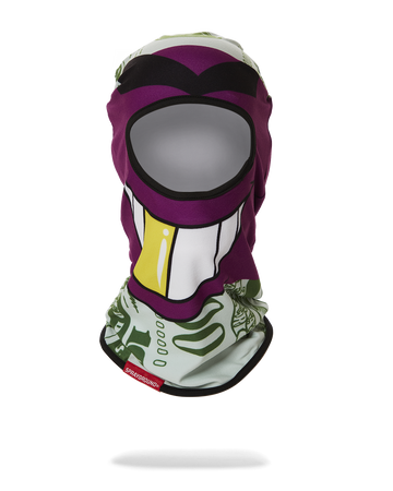 SPRAYGROUND® SKI MASK BIG MONEY BOY FACE PURPLE SKI MASK