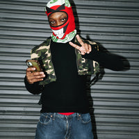 SPRAYGROUND® SKI MASK BIG MONEY BOY FACE RED SKI MASK