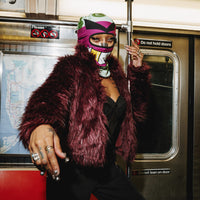 SPRAYGROUND® SKI MASK BIG MONEY BOY FACE PURPLE SKI MASK