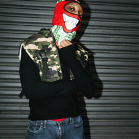 SPRAYGROUND® SKI MASK BIG MONEY BOY FACE RED SKI MASK