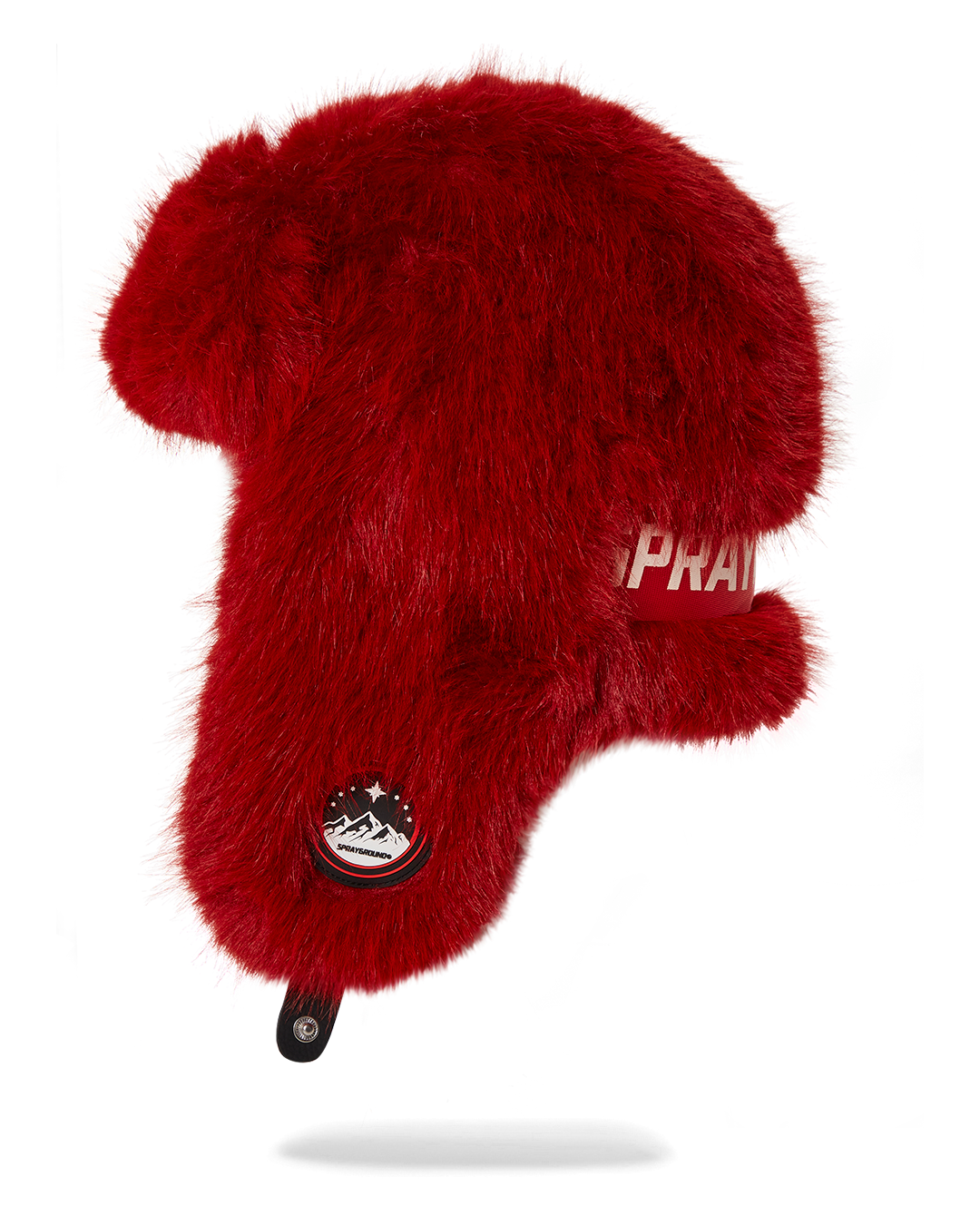 SPRAYGROUND® HAT SKY HIGH SEEKERS ARCTIC RED FUR TRAPPER HAT