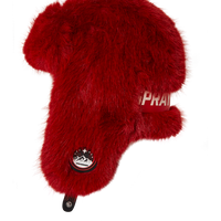 SPRAYGROUND® HAT SKY HIGH SEEKERS ARCTIC RED FUR TRAPPER HAT