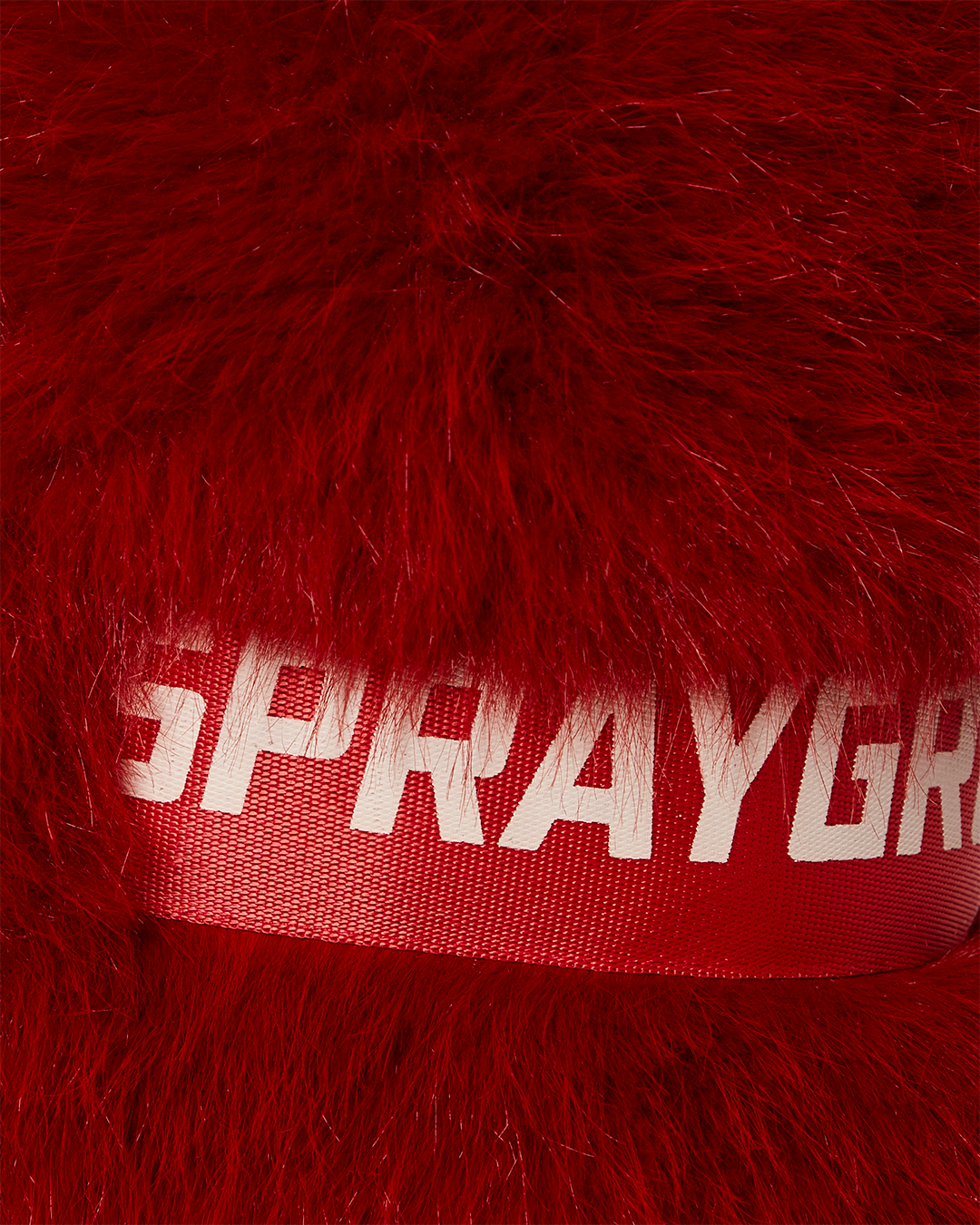 SPRAYGROUND® HAT SKY HIGH SEEKERS ARCTIC RED FUR TRAPPER HAT