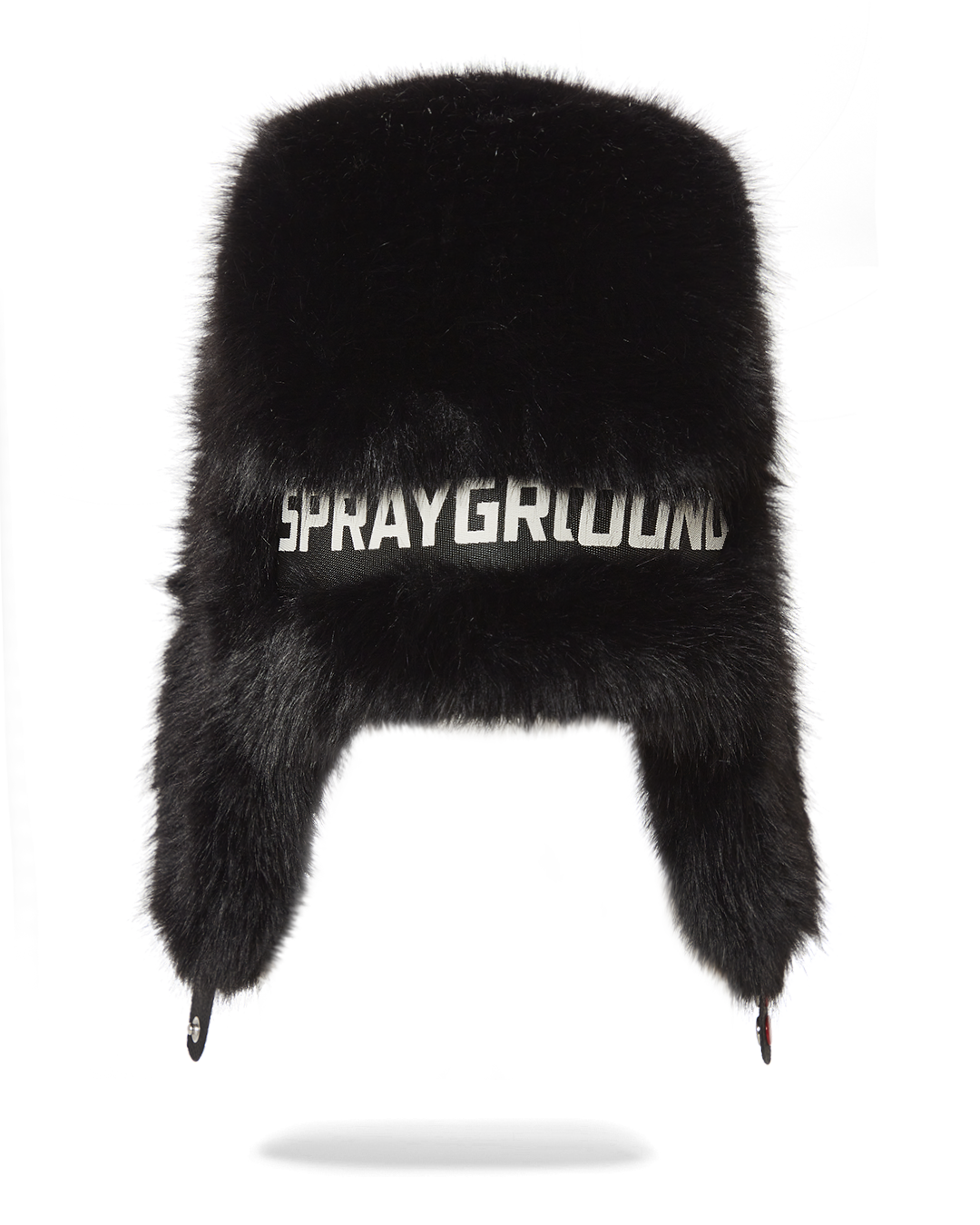 SPRAYGROUND® HAT SKY HIGH SEEKERS ARCTIC BLACK FUR TRAPPER HAT