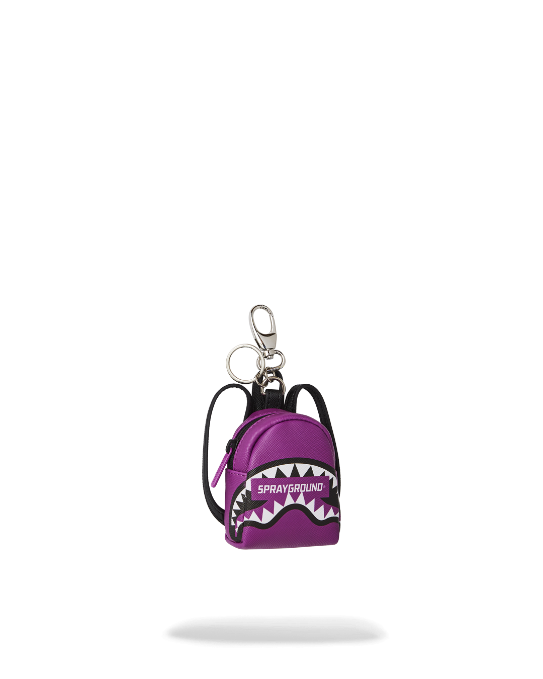 SPRAYGROUND® KEYCHAIN SMASH LOGO VIOLA BACKPACK KEYCHAIN