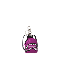 SPRAYGROUND® KEYCHAIN SMASH LOGO VIOLA BACKPACK KEYCHAIN