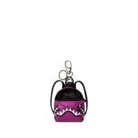 SPRAYGROUND® KEYCHAIN SMASH LOGO VIOLA BACKPACK KEYCHAIN