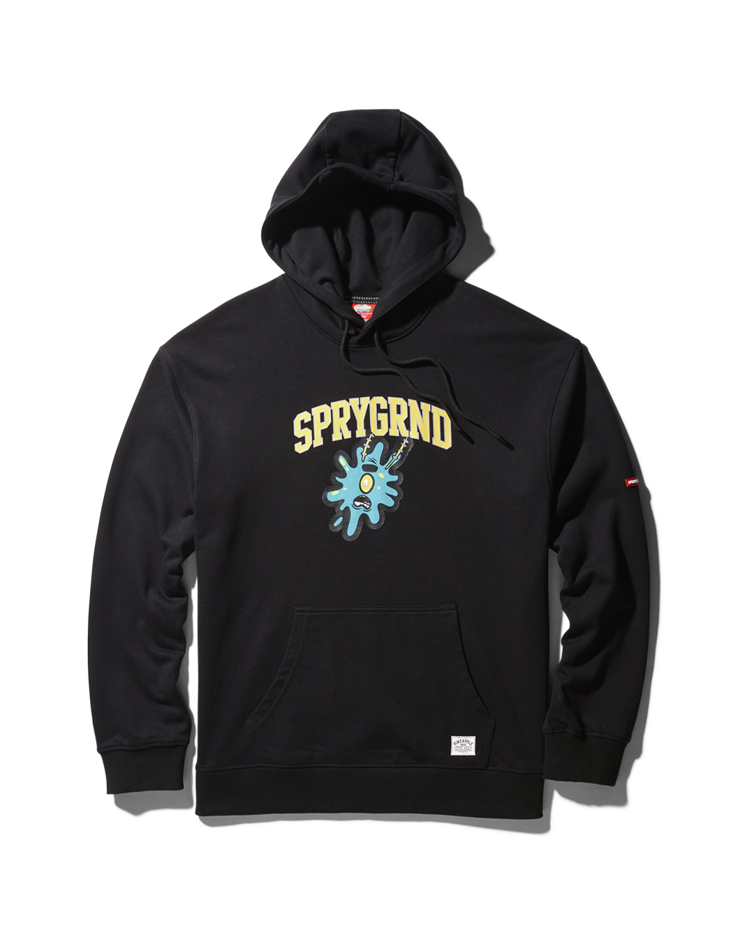 SPRAYGROUND® APPAREL SPONGEBOB SPLAT HOODIE (BLACK)