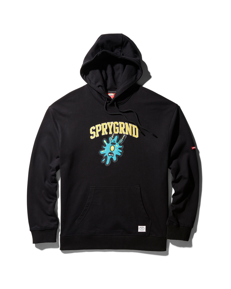 SPRAYGROUND® APPAREL SPONGEBOB SPLAT HOODIE (BLACK)