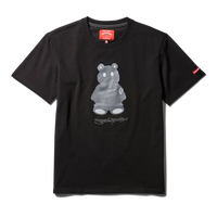 SPRAYGROUND® APPAREL SHORT SLEEVE GRAPHIC MONEY BEAR T-SHIRT (BLACK)