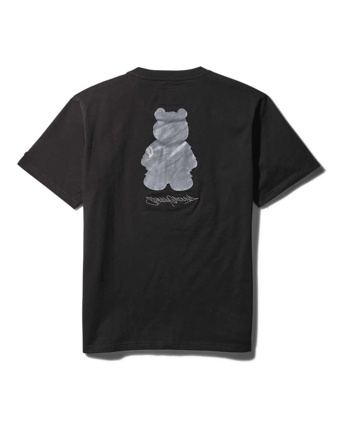 SPRAYGROUND® APPAREL SHORT SLEEVE GRAPHIC MONEY BEAR T-SHIRT (BLACK)