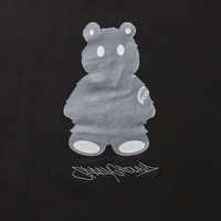 SPRAYGROUND® APPAREL SHORT SLEEVE GRAPHIC MONEY BEAR T-SHIRT (BLACK)