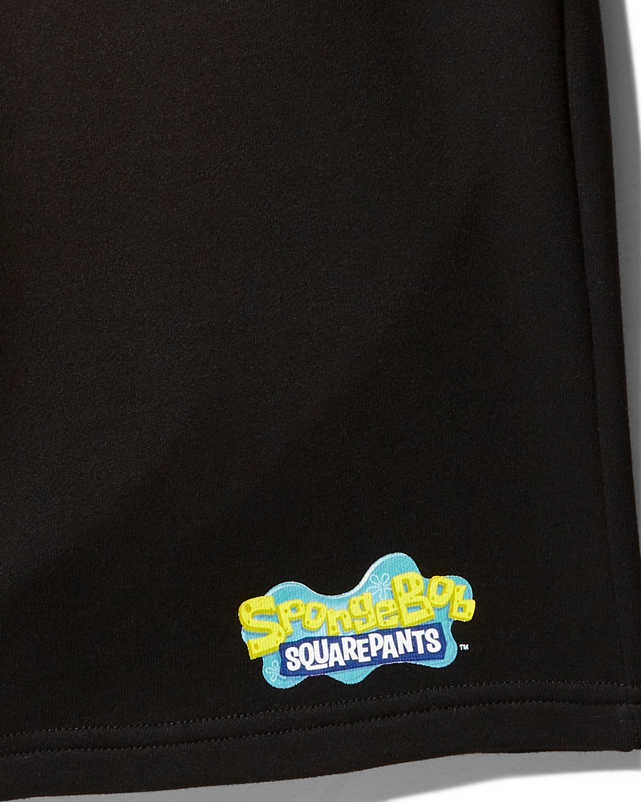 SPRAYGROUND® APPAREL SPONGEBOB KNIT SHORTS (BLACK)