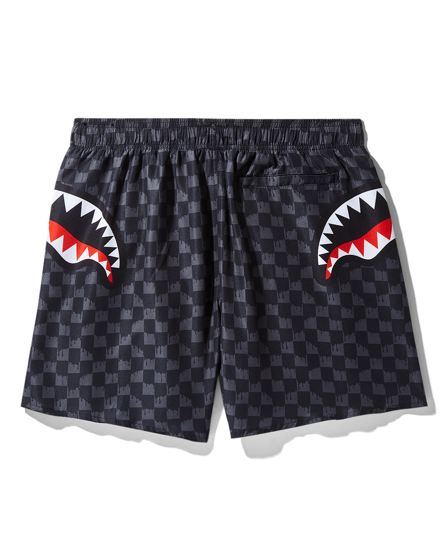 DRIP CHECK SWIM SHORTS