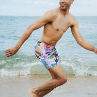 SPRAYGROUND® SWIM CREATE ANOTHER DAY SWIM SHORTS