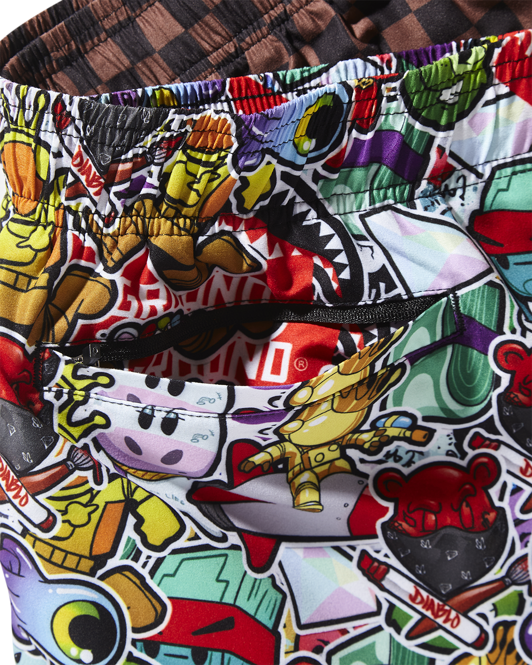 STICKER BOMB SWIM SHORTS