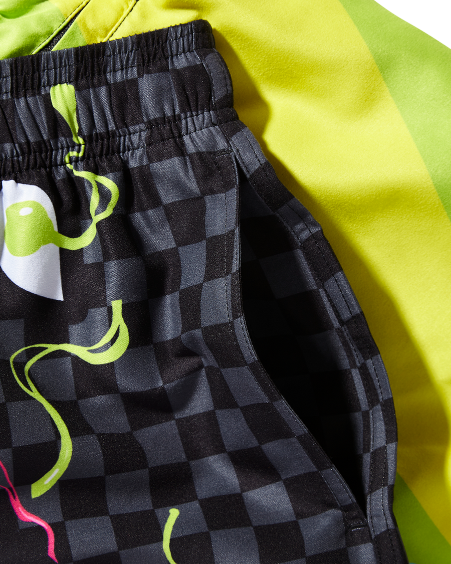 SPRAYGROUND® SWIM SLIME DIME SWIM SHORTS