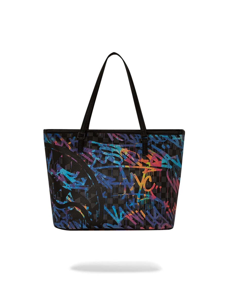 SPRAYGROUND® TOTE GLOW IN THE DARK CITY OF LIGHT TOTE