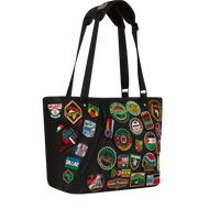 SPRAYGROUND® TOTE A.I. THE 54 (PATCHES OF AFRICA) CARGO TOTE